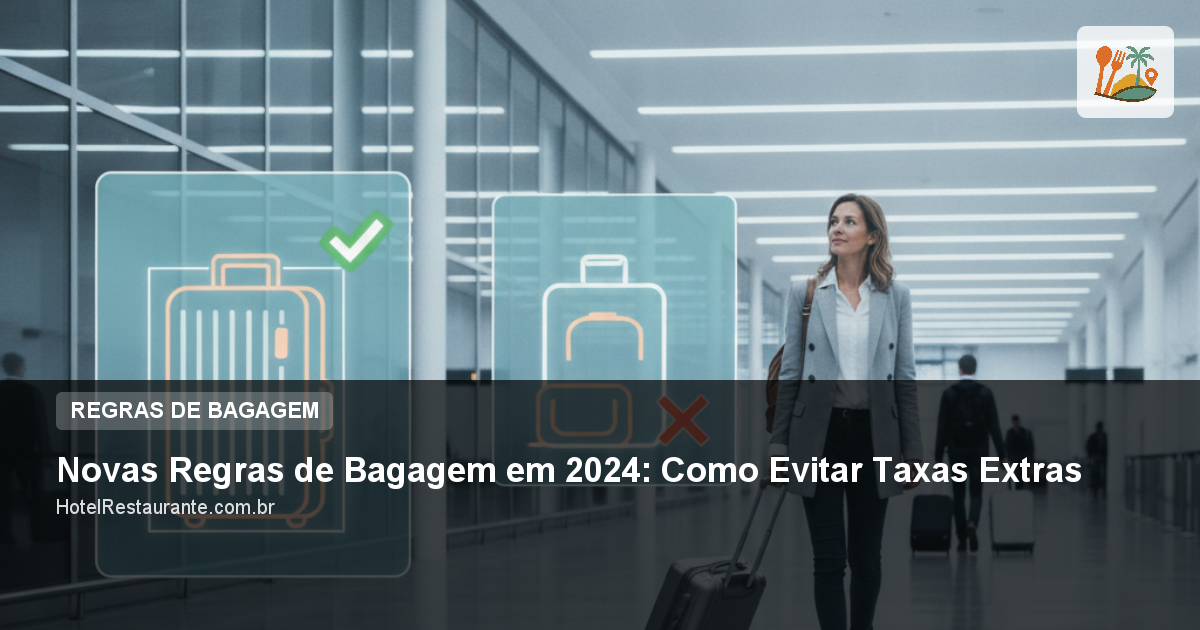 Novas Regras de Bagagem em 2024: Como Evitar Taxas Extras