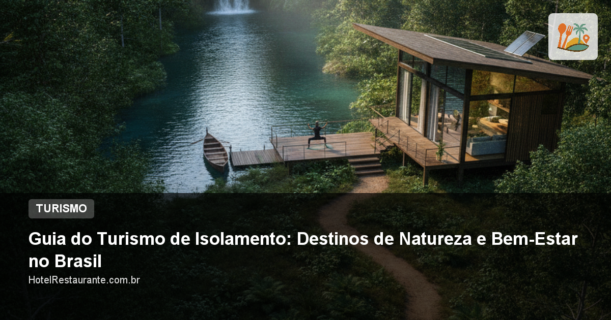 Guia do Turismo de Isolamento: Destinos de Natureza e Bem-Estar no Brasil